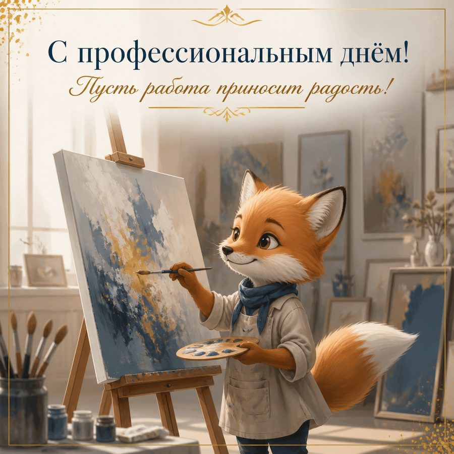 Открытка «Профессиональный праздник» от нейросети